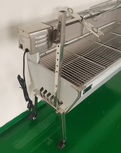 Rotisserie nướng động cơ điện gà thép không gỉ Tự động điều chỉnh than BBQ nhổ <span class=keywords><strong>roasters</strong></span> - Product Image 5