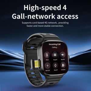 Nouvelle montre connectée carrée S12 ProMax avec écran AMOLED 4G, carte SIM, NFC, 2+16 Go, prise en charge de la caméra, TikTok, <span class=keywords><strong>WhatsApp</strong></span>, Android - Product Image 6
