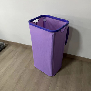 Cesto de Ropa Plegable para Niños, Organizador de Juguetes para Guardería, Organizador de Ropa Multiusos, Delgado, de Poliéster con Tapa - Product Image 3