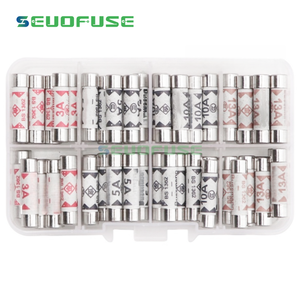 80 buah 6x25mm Sekring Inggris keramik 250V 3A 5A 10A 13A berisi pasir <span class=keywords><strong>Anti</strong></span> huru hara Tautan Sekring Inggris BS1362 Sekring tabung keramik - Product Image 3