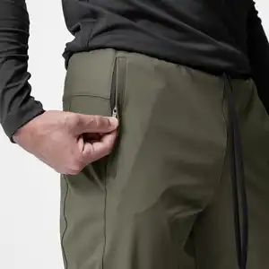 Pantaloni da jogging da palestra con fondo personalizzato con Zip per uomo sportivo