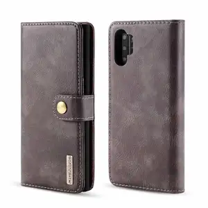 Detachable leather case for Samsung Note 10 Pro Credit Card Slot Holder Wallet Case