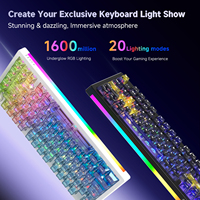 Nuevo Teclado Mecánico AJAZZ AK820 V2 PRO 75% con Pantalla Inteligente TFT, Batería de 10000 mAh, Frecuencia de Sondeo Dual de 8K, Teclado Inalámbrico para Juegos