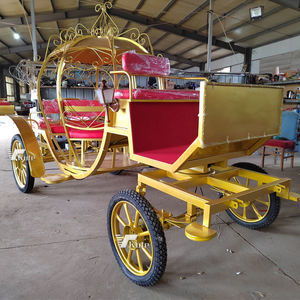 Chariot de Mariage de Luxe Princesse Cendrillon Électrique en Acier, Transport Spécial en Forme de Citrouille - Product Image 1