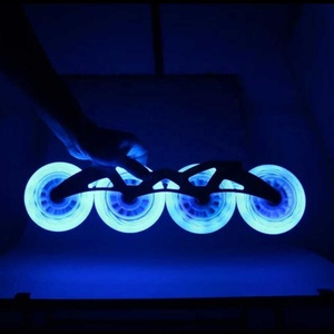 Ruedas <span class=keywords><strong>de</strong></span> patines en línea, iluminación LED, 80/76/72mm - Product Image 6