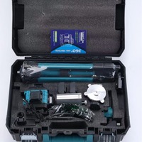 Niveaux laser rotatifs à auto-nivellement à ligne croisée, haute précision, vert, 360 degrés, niveau laser 4D, outil de nivellement