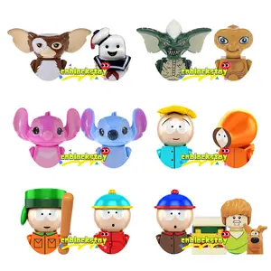E.t Mogwai Streep Gizmo Lilo & Stitch Angie South Park Film Cartoon Spel Bouwsteen Stenen Figuur Speelgoed Juguetes