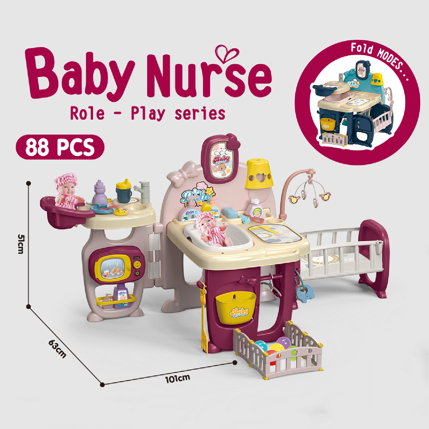 88 шт., медсестринская кукла, игрушка для детей, новая детская кукла для детей