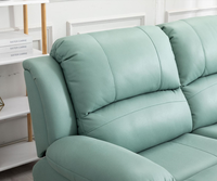 Bequemes Wohnzimmer Sofa Liege sofa Kombination Leder Schnitts ofa