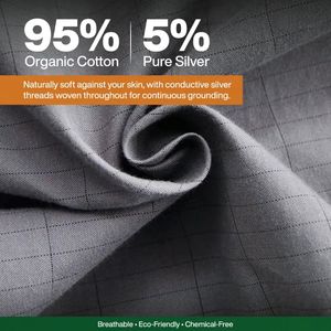 89*264CM/35 * 104IN Soft Grounding Fitted <span class=keywords><strong>Sheet</strong></span> Erdung <span class=keywords><strong>massage</strong></span> Bettlaken mit 15 Fuß Erdung kabel für gesundheit lichen Schlaf - Product Image 4