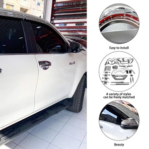 ชุดแต่ง KQD คุณภาพสูง วัสดุ ABS สีดำ/โครเมียม ครบชุด สำหรับ Toyota Hilux Revo ปี 2016-2022 - Product Image 4