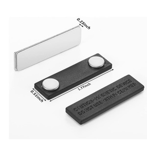 Badge Magnetici in Plastica e Metallo Riutilizzabili di Alta Qualità, Prezzo all'Ingrosso Diretto dalla Fabbrica - Product Image 2