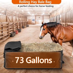 Free sample <b>Wholesale</b> Equestrian Sports Horse Hay Storage Bag <b>Domestic</b> Livestock Night Grass Horse Hay Storage Bale Bags - Product Image 2