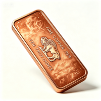 Emballage scellé, barre de cuivre pur 999 de 10 Troy Oz, pour les investisseurs et collectionneurs de métaux