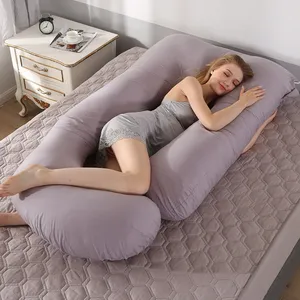 スーパーソフトベルベット妊娠ボディ枕妊娠中の女性マタニティ枕
