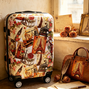 Ensemble de 3 valises PC au design moderne avec roulettes pivotantes, <span class=keywords><strong>valise</strong></span> rigide durable, sac de voyage, vente en gros directe d'usine - Product Image 2