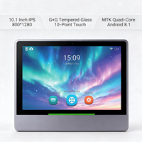 Tablette Intérieure H816 Android 8.1 avec Interphone, Écran IPS 10,1 Pouces, Vidéo-Parlophone POE pour Appartement, Maison Intelligente et Conférence