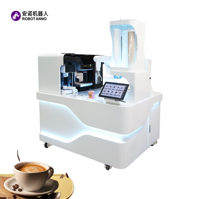 New Smart Robot Coffee Vending Machine Full Automatic Barista Robot Coffee Bar