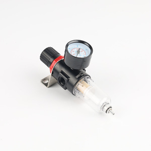 Filtre-régulateur double unité Airtac avec manomètre pour système pneumatique - Product Image 2