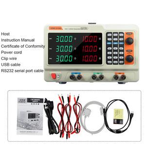 VICTOR 33010AC 30605AC แหล่งจ่ายไฟแบบตั้งโต๊ะ DC แบบตั้งโปรแกรมได้สามช่องสัญญาณ พร้อมระบบป้องกันหลายระดับ การสื่อสารผ่าน RS232 RS485 และ USB - Product Image 3