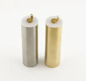 customized polished brass sus 22mm full 18650 battery tube