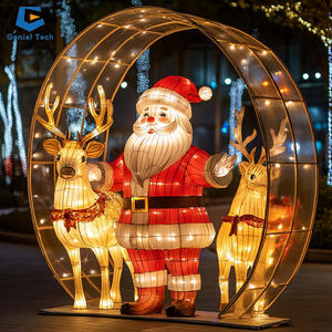 SGL68 Lanterna de Evento de Inverno Decoração de Parque Lanterna de Seda de Veado de Natal para Venda - Product Image 6