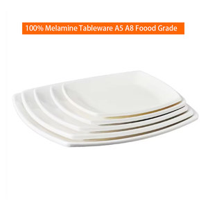 <span class=keywords><strong>Assiette</strong></span> à Salade <span class=keywords><strong>Blanche</strong></span> en Mélaminé Incassable de Haute Qualité, <span class=keywords><strong>Assiette</strong></span> Carrée en Mélaminé pour Hôtel - Product Image 6