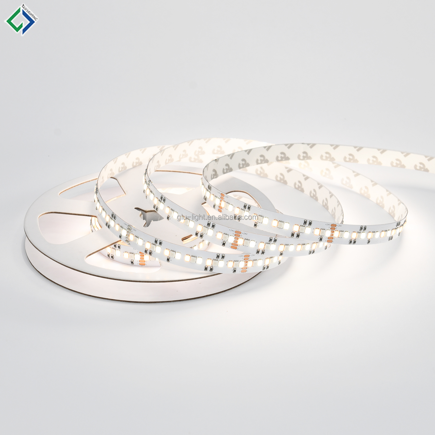 12V single row 12mm 2835 RGB 2835 high CRI bi color Ra95 chroma RGBBI led strip