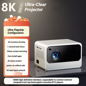 โปรเจคเตอร์พกพา 4K Ready 1080p ระยะฉายสั้น ระบบสมาร์ทแอนดรอยด์ 9.0 แอลอีดี แรม 2GB ความสว่าง <span class=keywords><strong>750</strong></span> ANSI ลูเมนส์ ลำโพงในตัว สำหรับธุรกิจ - Product Image 2