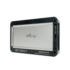 Suoer BC-500.1 신상품 1 채널 500 와트 클래스 D 자동차 앰프 미니 사이즈 앰프