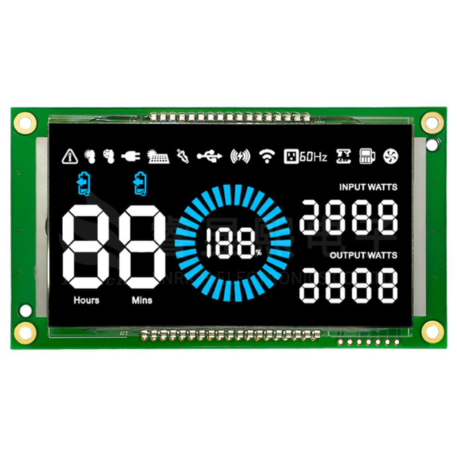 Ht1621 Custom LCD Screen Display VA White Backlight HT1621 Drive 5.0V Monochrome Segment LCD Display Module