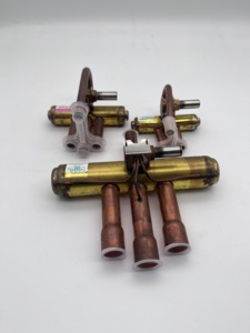 Vanne <span class=keywords><strong>de</strong></span> réversal quatre voies pour climatisation, accessoire <span class=keywords><strong>de</strong></span> maintenance et <span class=keywords><strong>de</strong></span> service en cuivre pour la réfrigération - Product Image 6