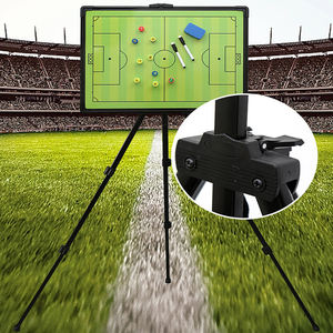 Lavagna Tattica Pieghevole per Calcio con Supporto a Treppiede e Lavagna Magnetica Cancellabile a Secco in PVC 60x45cm e Altezza 1 Metro - Product Image 3