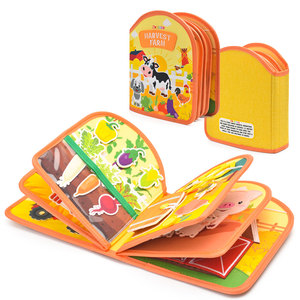 <span class=keywords><strong>Libro</strong></span> Sensorial Montessori Portátil de Fieltro para Niños, <span class=keywords><strong>Libro</strong></span> de Actividades Silencioso con Asa, Venta al por Mayor, Envío Rápido - Product Image 2