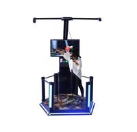 Simulateur de jeux VR interactif 9D réalité virtuelle VR jeu de simulation de tir/boxe avec 55 "HD LCD Console Desk