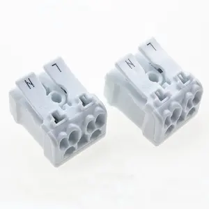 LED electrical lighting fast wire connector 2-pin screwless self-locking terminal block