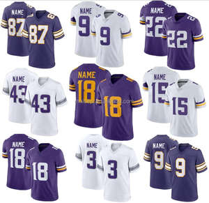 सबसे अच्छी गुणवत्ता कस्टम सिलाई #18 Jeferson हॉक्सन #9 जे. #3 एडिसन अमेरिकन फुटबॉल जर्सी - Product Image 1