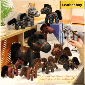 Peluche Cheval Court en Peluche 2026 Année du Cheval, Rembourrée en Coton PP, Unisexe, Cadeau du Nouvel An - Product Image 2