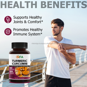 Private Label Turmeric Curcumin Capsules with Turmeric <b>Supplement</b> Promotes Healthy Immune System Promotes Antioxidant Capsules - Product Image 3