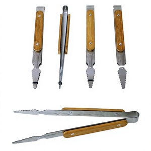 ที่คีบถ่านบารากุแบบพรีเมียมพร้อมด้ามจับไม้ - Product Image 2