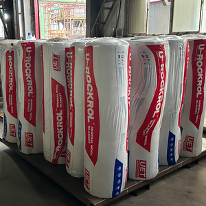 Giá rẻ len khoáng sản len đá cách nhiệt Chăn cuộn 5m 50mm Độ dày 80kg/m3 cách nhiệt đá len - Product Image 6