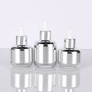 Flacon compte-gouttes transparent vide 1 Oz sérum sérum bouteille avec compte-gouttes verre cosmétique emballage bouteilles en verre pharmaceutique - Product Image 1