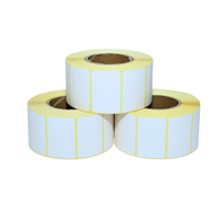 Autocollant adhésif imperméable 58x40mm, étiquettes de codes-barres en papier thermique pour l'emballage des supermarchés
