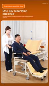 <span class=keywords><strong>Cama</strong></span> <span class=keywords><strong>de</strong></span> cuidado para <span class=keywords><strong>silla</strong></span> <span class=keywords><strong>de</strong></span> <span class=keywords><strong>ruedas</strong></span>, modelo multifuncional <span class=keywords><strong>de</strong></span> doble uso para el hogar, eléctrica y manual, <span class=keywords><strong>cama</strong></span> hospitalaria especializada para paralizados - Product Image 6