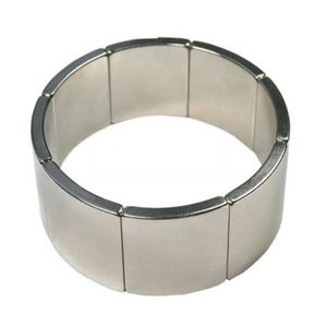 מכירה לוהטת חזק עוצמה neodymium מגנטים N42 מגנט ndfeb <span class=keywords><strong>arc</strong></span> עבור dc מנוע - Product Image 1