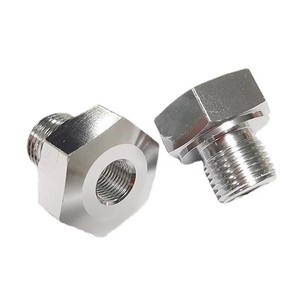 알루미늄 LS 시리즈 오일 압력 센서 어댑터 조인트 피팅 M12 M16 - 1/8 NPT(가스켓 포함) GM LS 스왑용 - Product Image 3