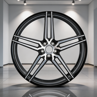 Velg Alloy Terlaris 18 19 Inch 5x112 Warna Hitam Cocok untuk BMW 318i Audi Q5 Mercedes C300 W205 Sedan