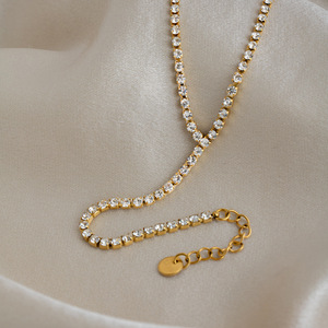 <span class=keywords><strong>Gioielli</strong></span> per Donne di Alta Gamma, Catena da Dito Classica con Strass Bianchi a Forma Geometrica, in Tungsteno Placcato <span class=keywords><strong>Oro</strong></span> 18K Sottovuoto, Versatile - Product Image 4