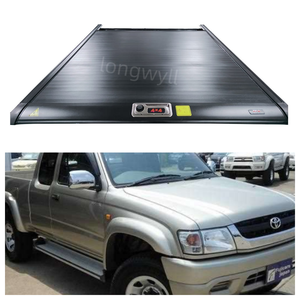 Cubierta impermeable para cama de camión, tapa enrollable para <span class=keywords><strong>Toyota</strong></span> Hilux 2004 +, cubierta Tonneau para camioneta con enrollable para <span class=keywords><strong>cabina</strong></span> Individual Doble - Product Image 2