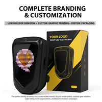Bolsa para Scooter LED Impermeable Personalizada de Fábrica BSCI con Control por Aplicación, Pantalla de Mensajes DIY, Bolsa para Manillar LED para Scooter Eléctrico